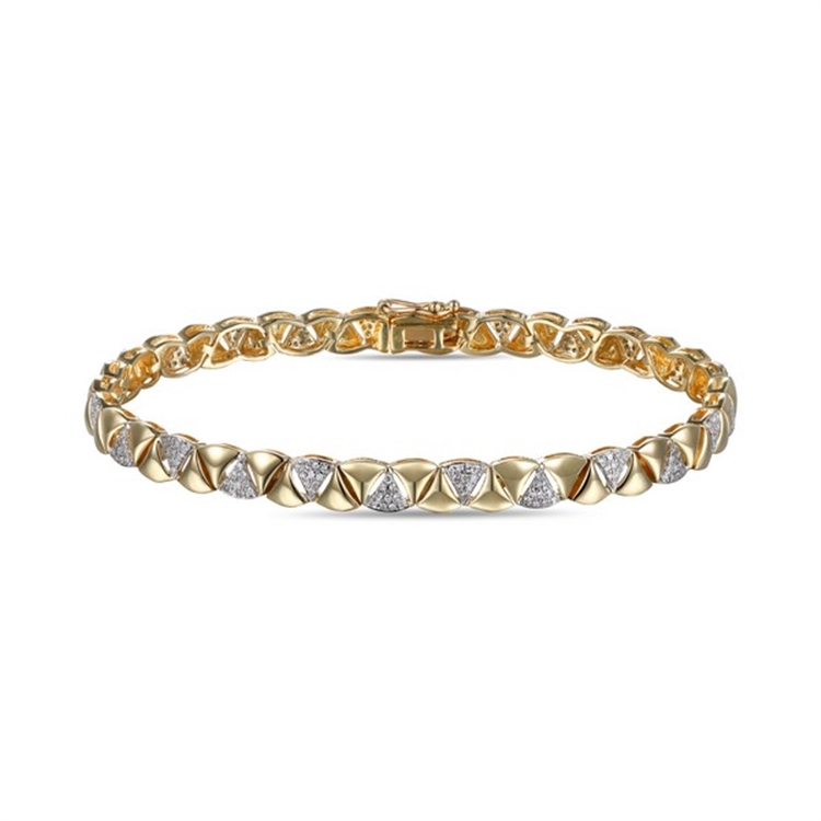 1 Gram Gold Forming Triangle With Diamond Fashionable Design Bracelet -  Style B833 at Rs 3300.00 | Bracelet | ID: 2853152380488